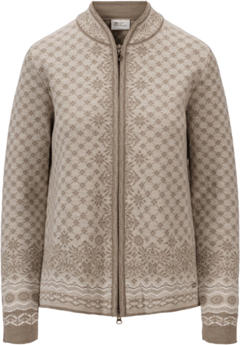 Dale of Norway 83341 SOLFRID FEM JACKET P00 Dames vestenDames truien Taupe