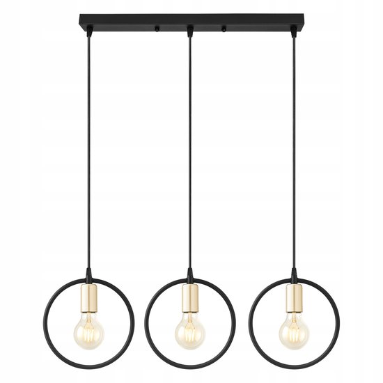 Industriële gouden hanglampen moderne scandinavisc... - Grandado
