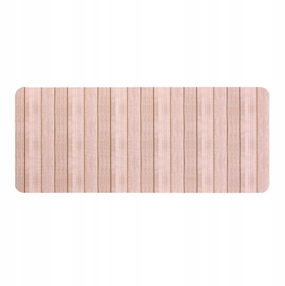 Beige Badmat 50x120cm - Absorberend met Patroon