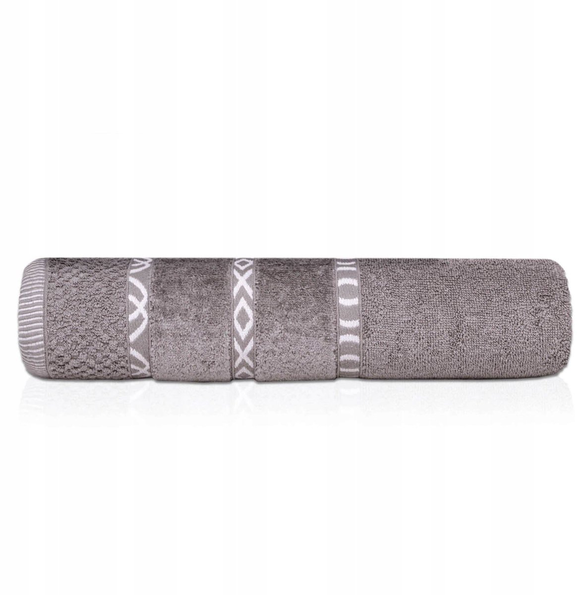 Luxe GINO Handdoek 50x90cm - Dik Katoen, 550g/m², Absorberend, Grijs