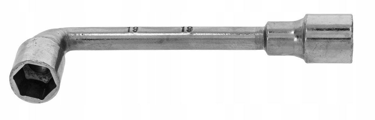 MEGA Steeksleutel 19mm - Doorboord & Gesmeed