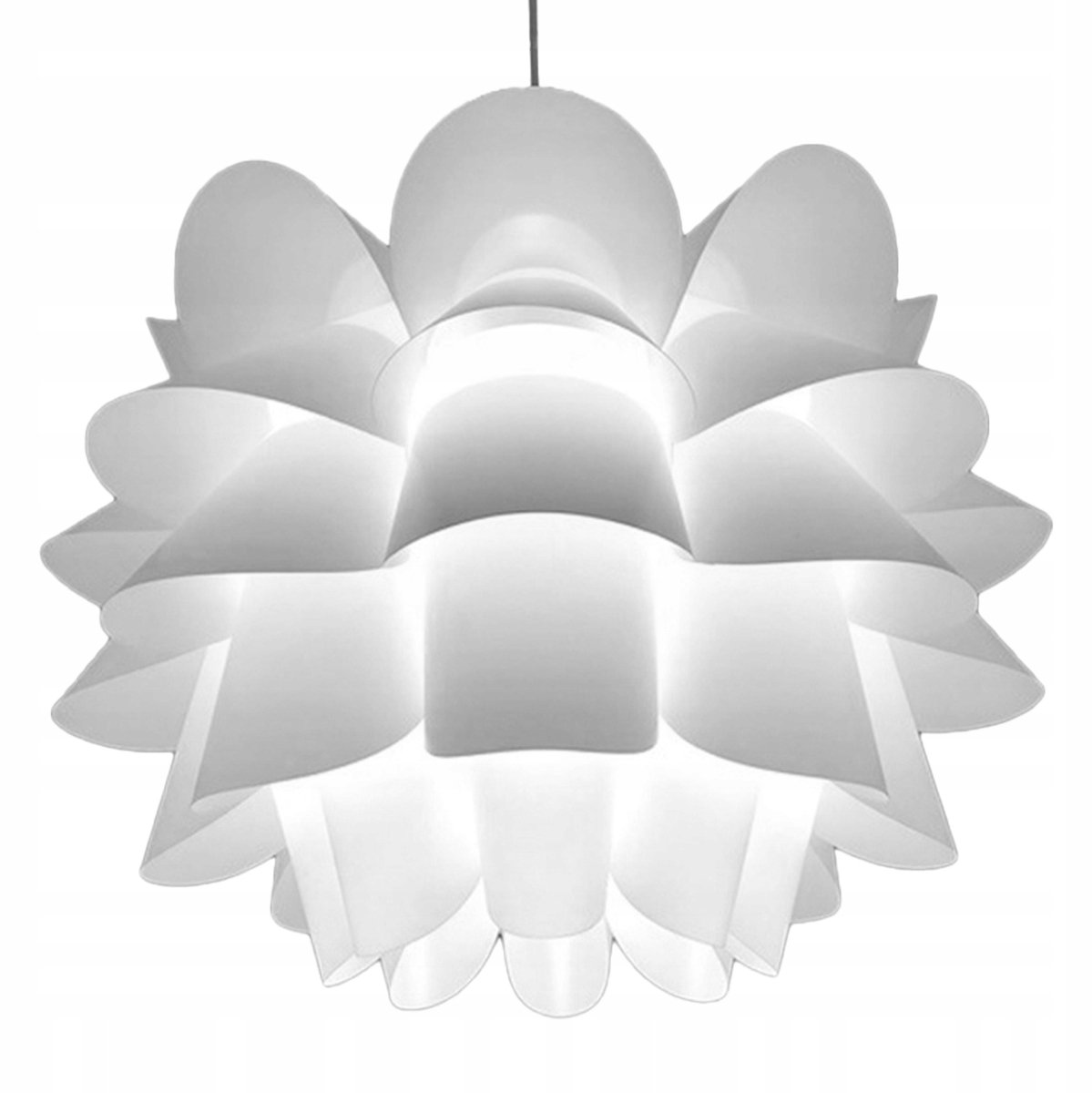 Moderne Witte LED-plafondlamp - E27-fitting, diameter 40 cm