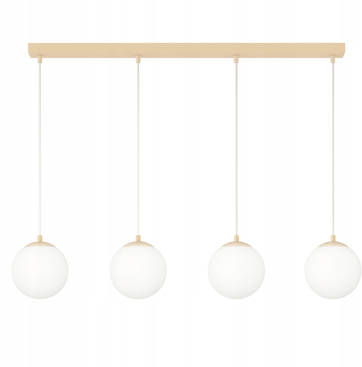 Moderne plafondlamp Hangend Beige Kasjmier Wika LED E27