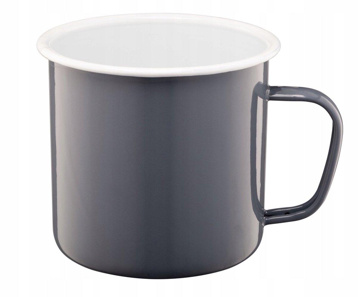 Emmeren mok Roberto 12cm 1.2L - Grijs, Duurzaam & Praktisch