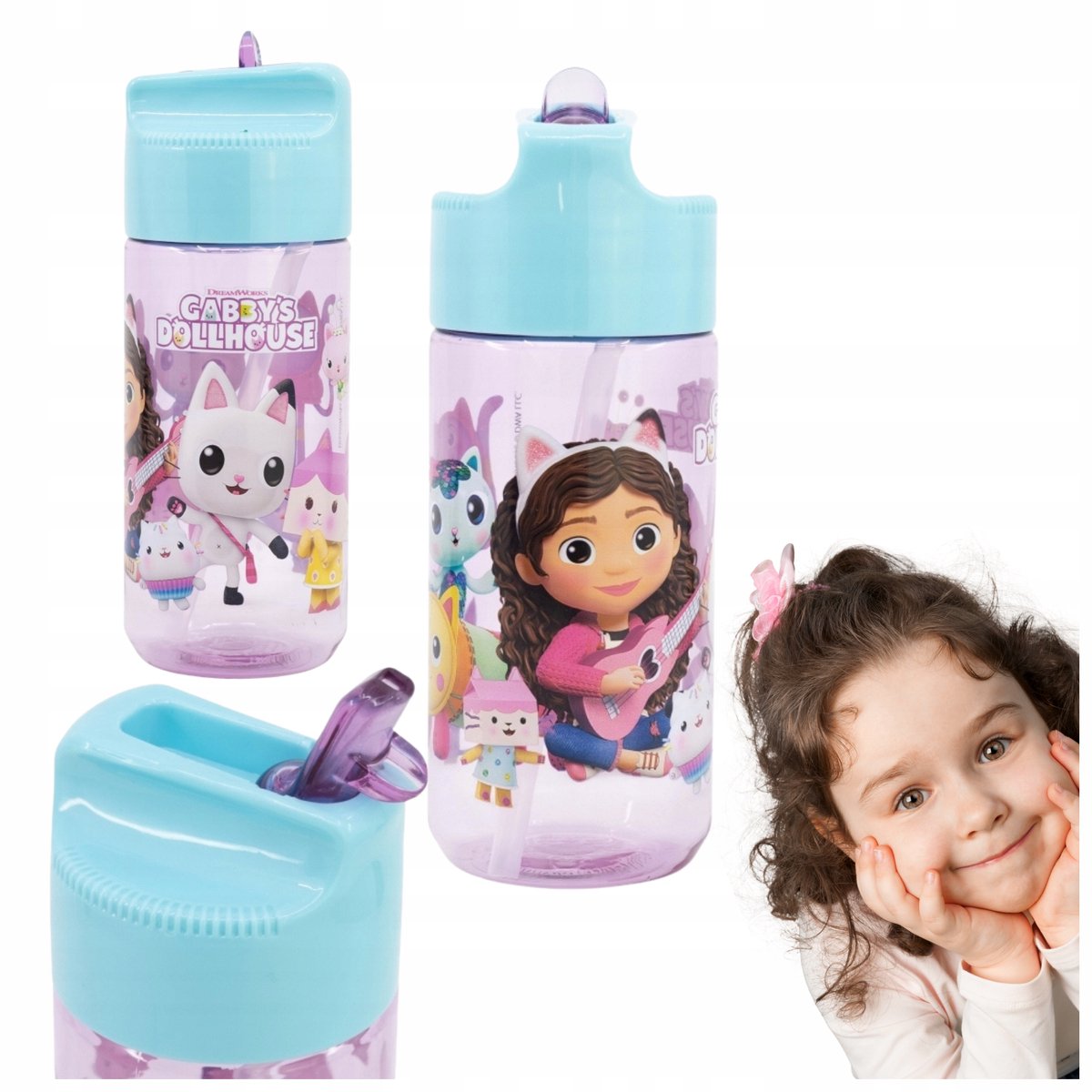 Gabi's Kattenhuis Bidon Tritan 430ml - BPA-vrij voor School