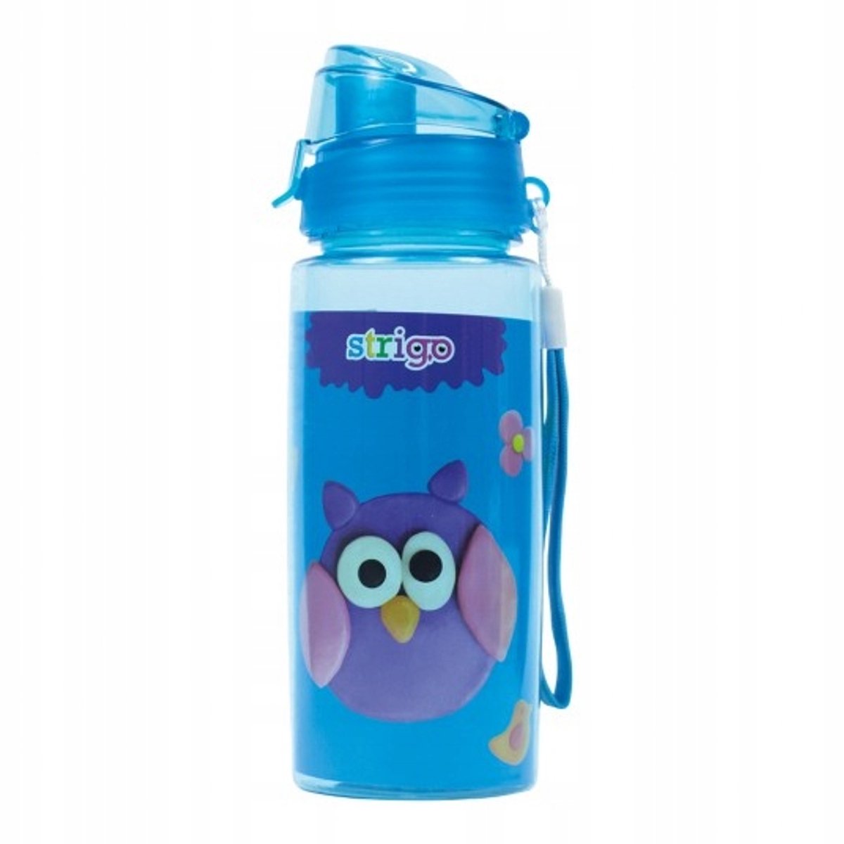 Strigo Bidon Blauw - 600ml - Praktische Drinkfles voor School & Sport