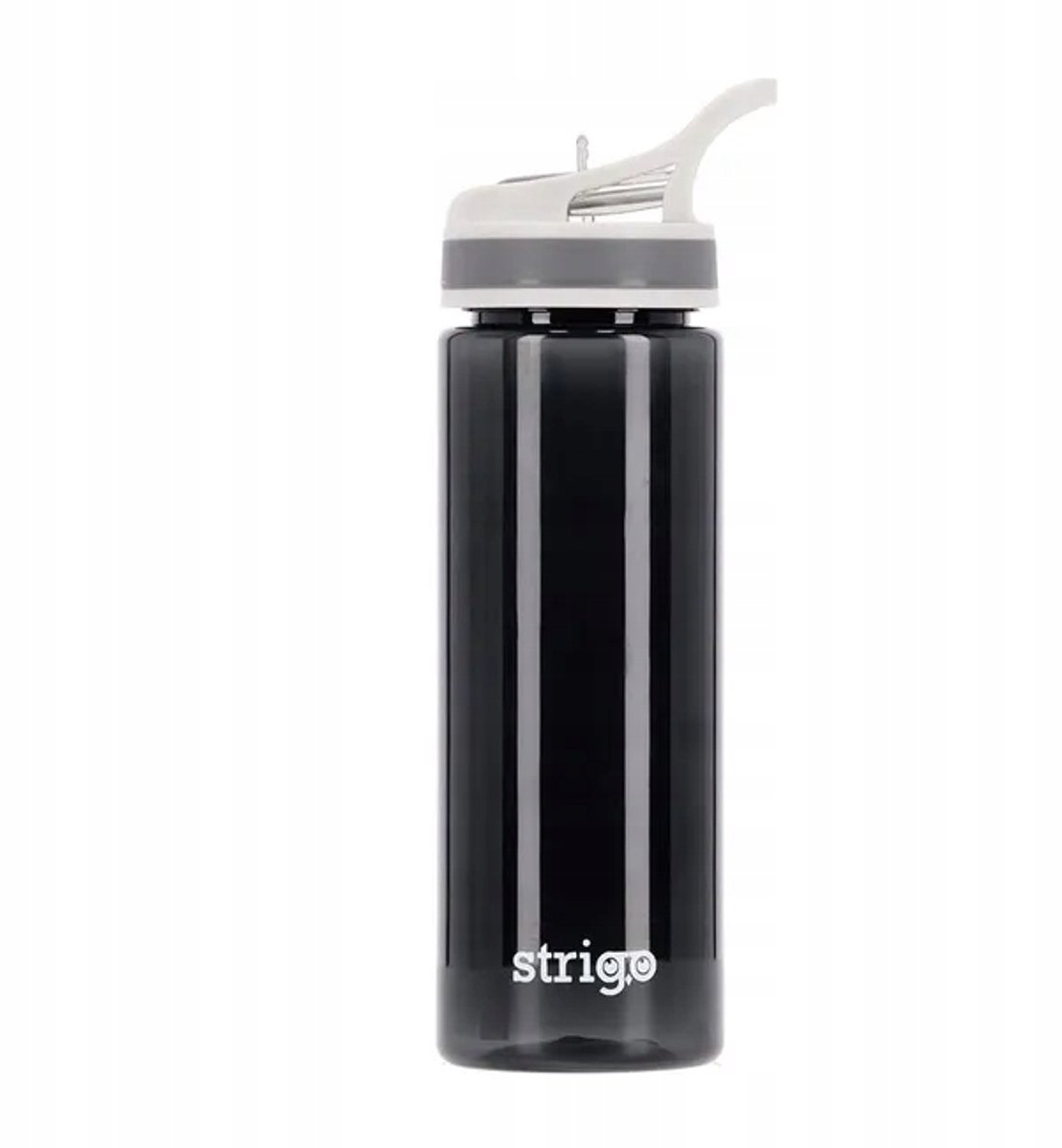 Strigo Waterfles Met Zwart Rietje - 600ml