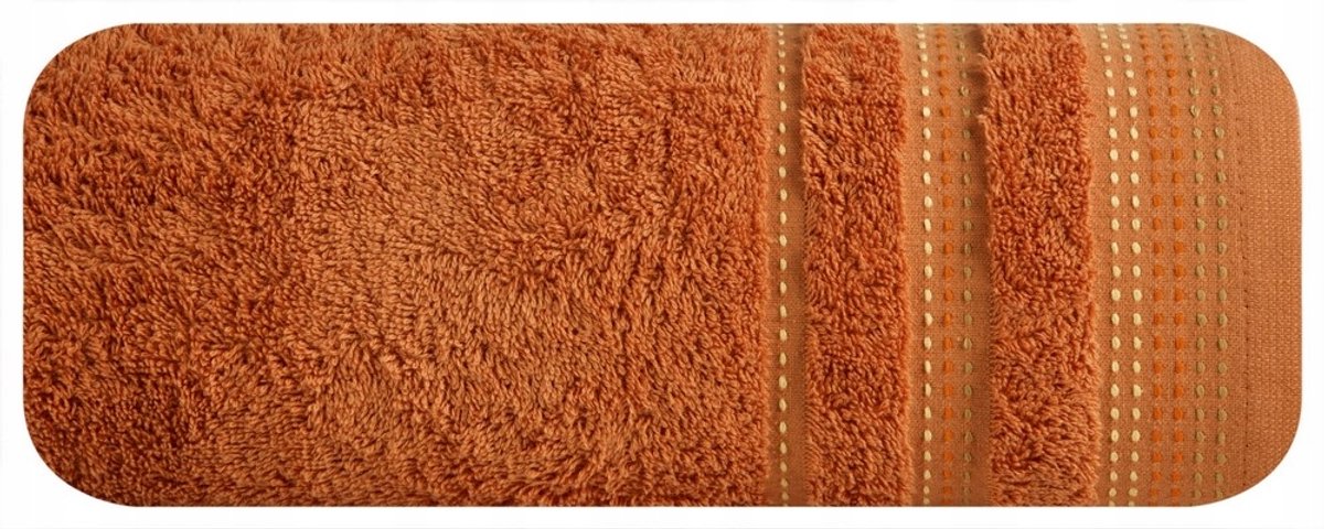 Zachte Oranje Katoenen Badstof Handdoek 30x50 cm, 500 g/m2