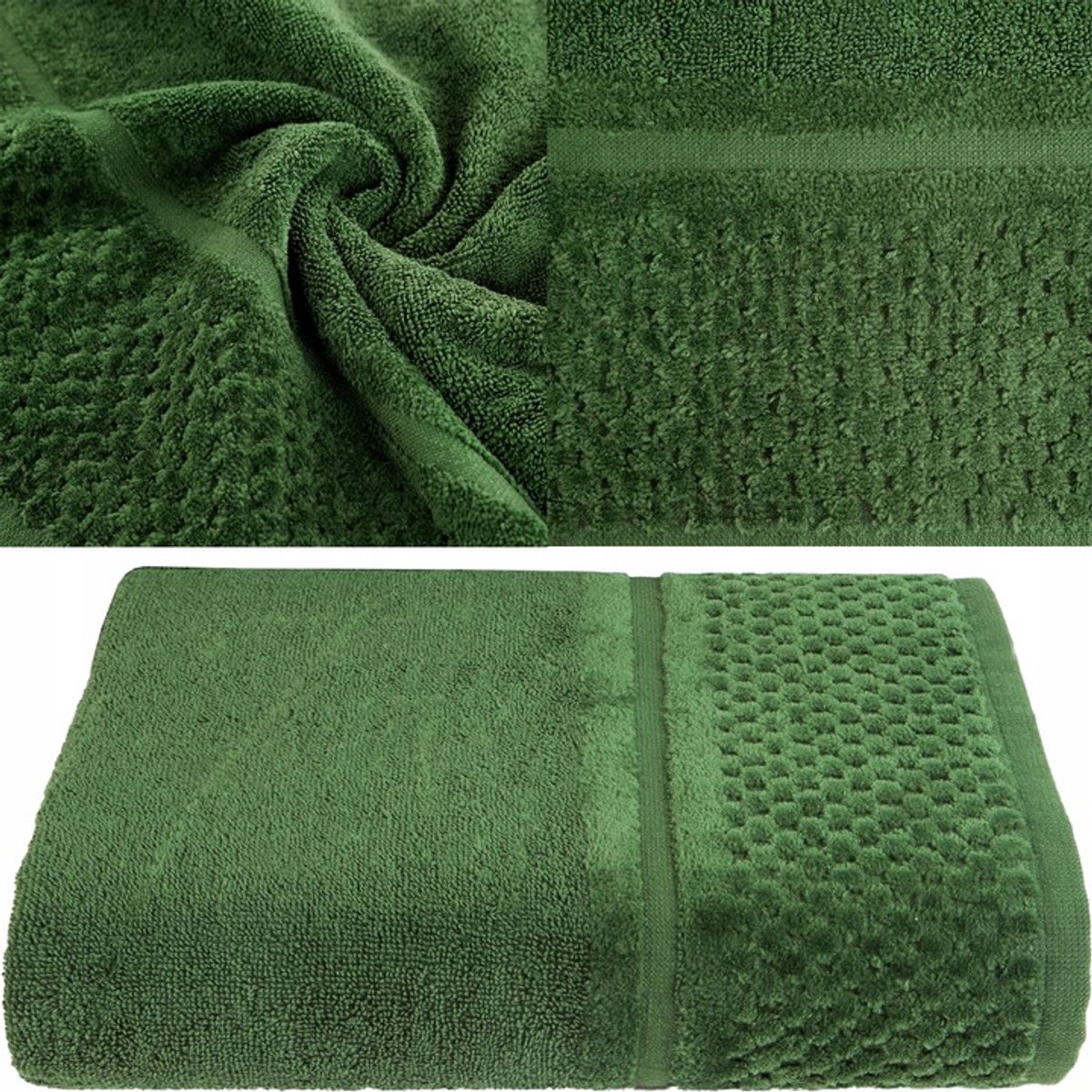 Badhanddoek Katoen 70x140 cm 550 g/m² - Donkergroen