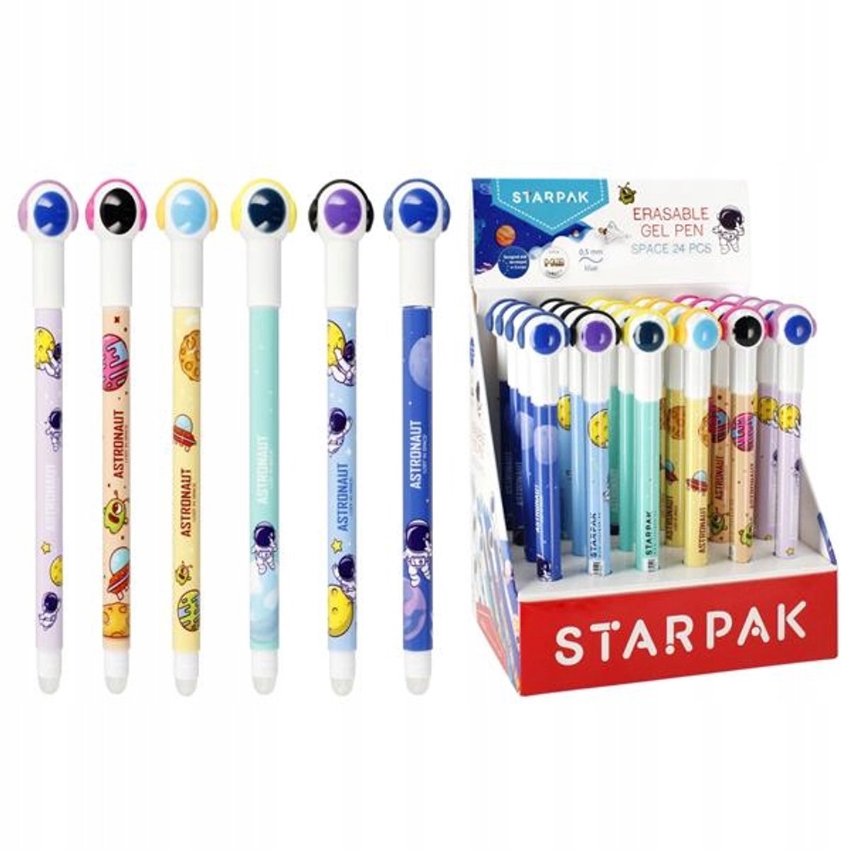 Uitwisbare Pen Space Galaxy Starpak 0,5mm - Blauwe Inkt