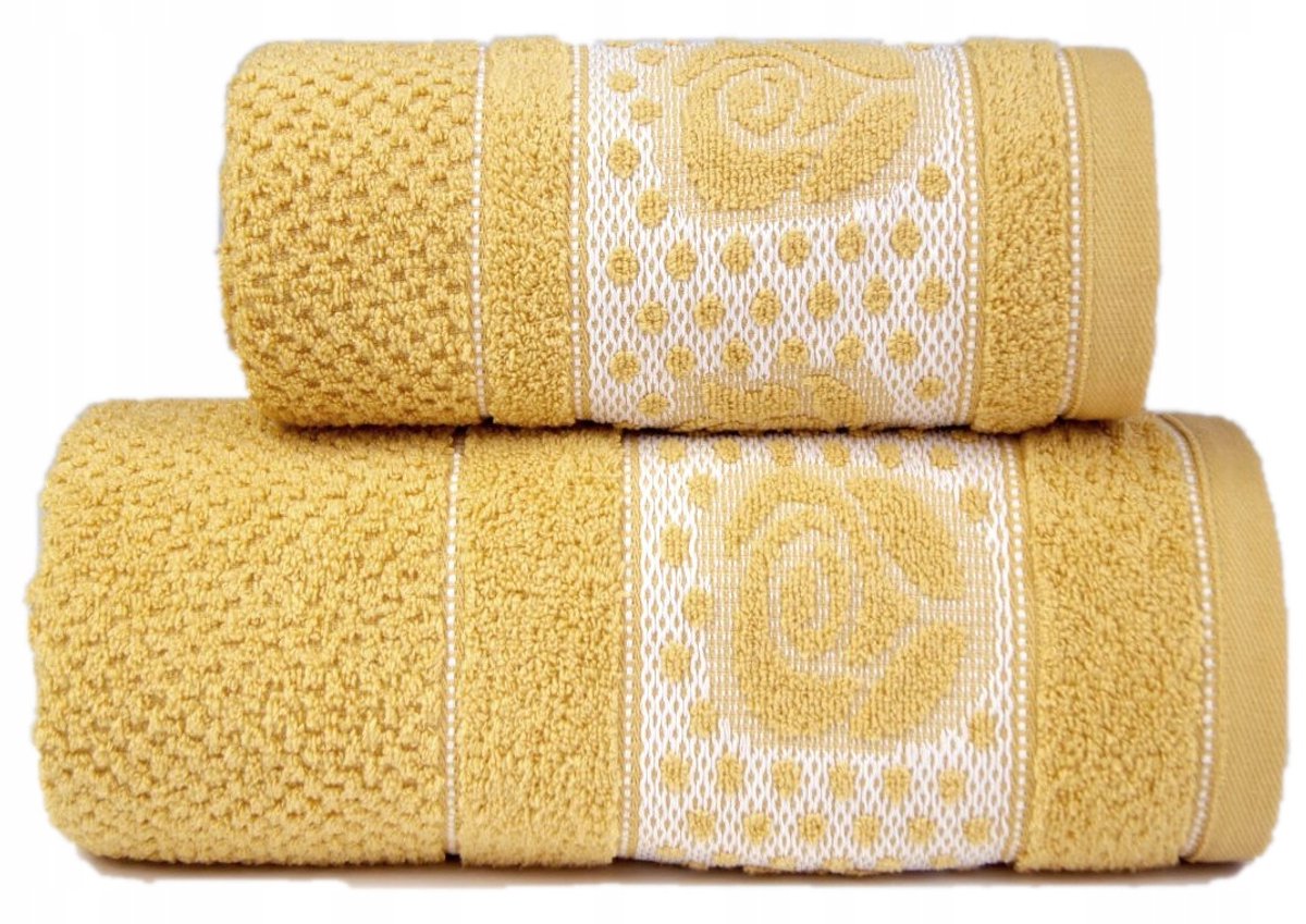 Greno Dotti Handdoek 70x130cm - Zacht & Absorberend - Honingkleur