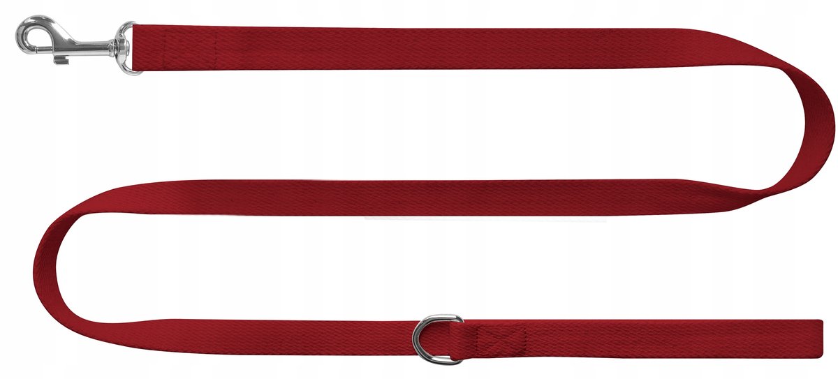 Chaba Nature Katoenen Hondenlijn Stad - Rood - Maat M