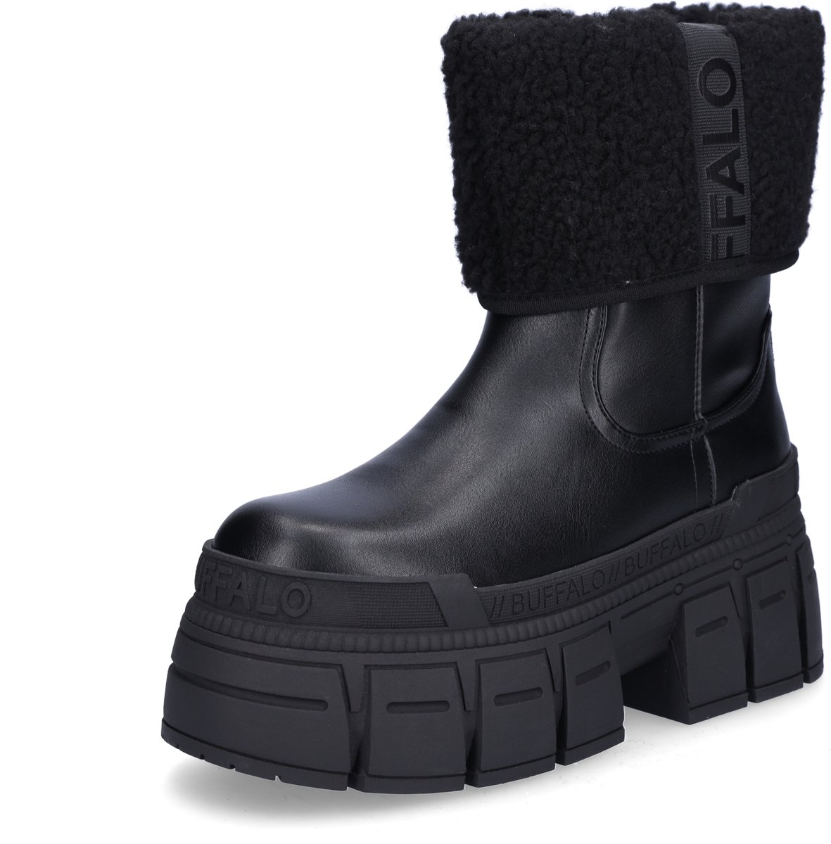 Buffalo dameslaars Gospher Fold zwart