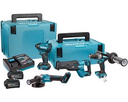 Makita DK401NX accu combiset XGT 40V 4-delig in 2 M-boxen