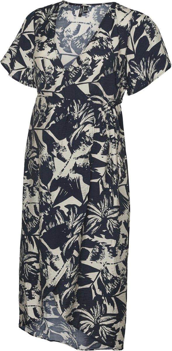 VERO MODA MATERNITY - VMMJOSIE SS CALF WRAP DRESS - Dames - Maxi jurken