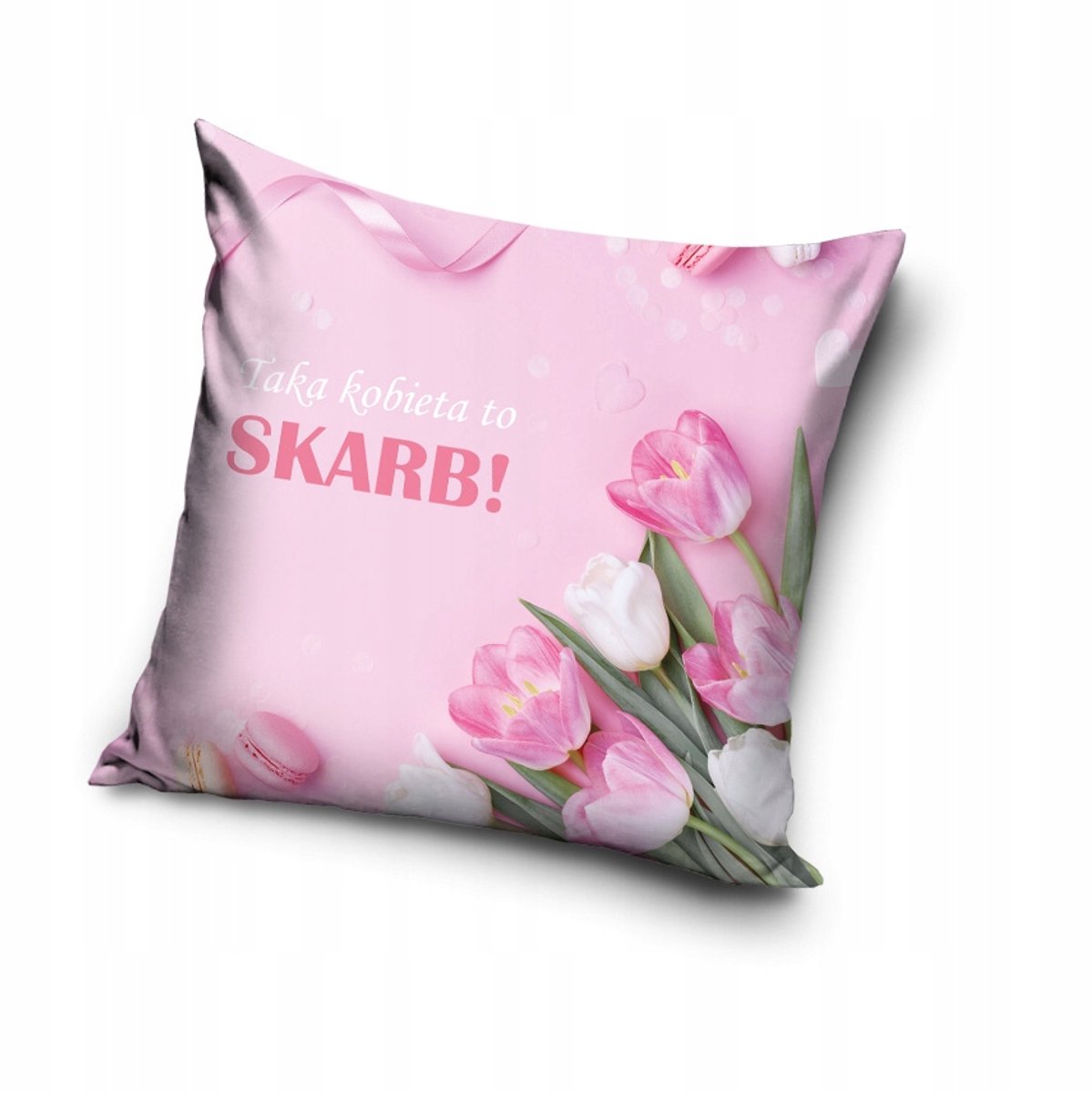 Kussenhoes 'Zo'n Vrouw is een Schat' 40x40 cm - Decoratief & Zacht