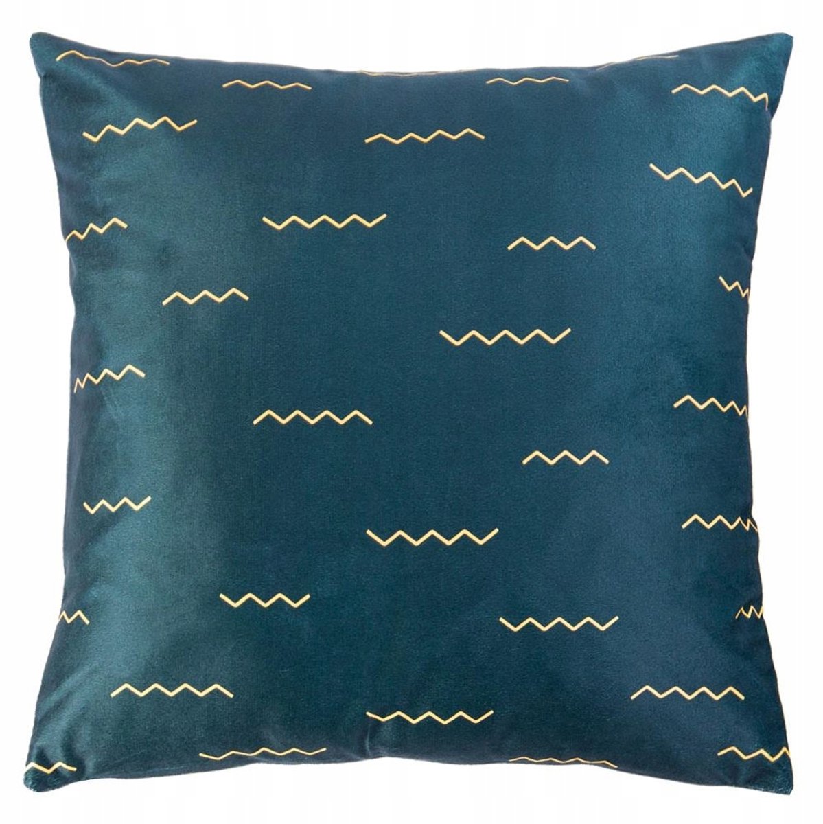 Decoratieve Kussenhoes Zwart Zigzag 40x40 cm - Stijlvolle Woondecoratie