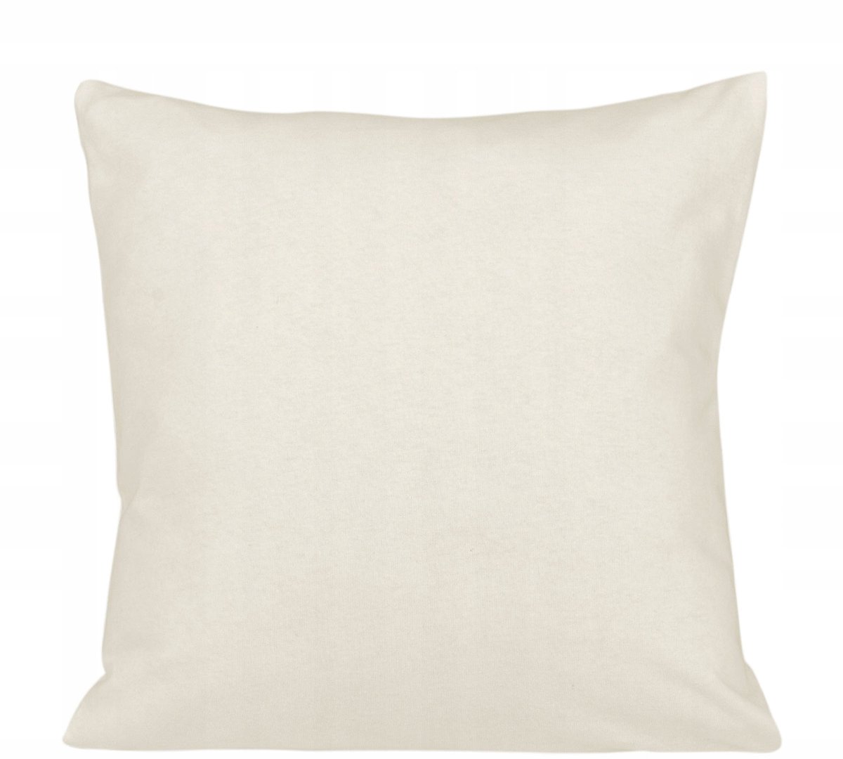 Kussensloop 40x40 cm Katoen Jersey Ecru - Zonder Strijken