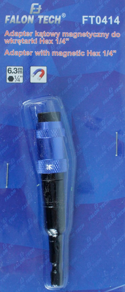 Magnetische Hoekadapter voor Schroefbits 1/4" HEX