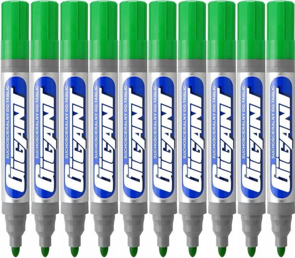 Kamet Gigant whiteboardmarkers groen - Set van 10