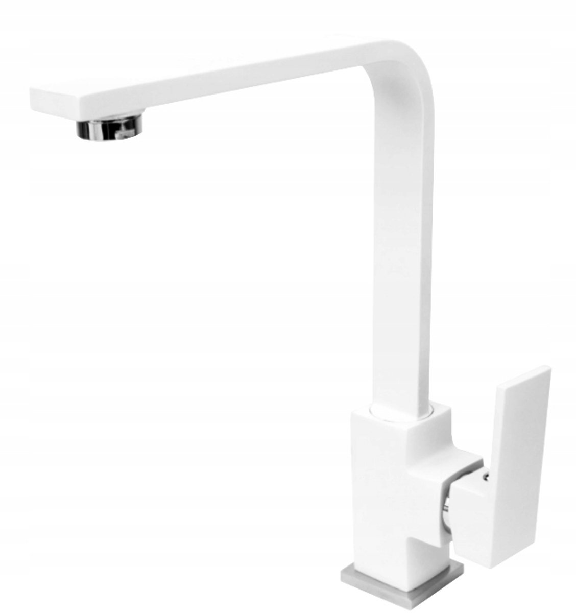 Moderne Witte Keukenkraan met Square Uitloop - NOOK