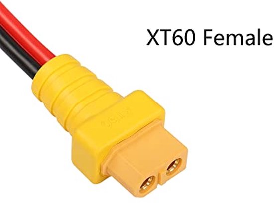 Set De 2 Perechi Conectori XT60 Masculin Si Feminin Cu Cablu Din Silicon De 100mm 12awg Ideali Pentru Baterii Rc Lipo Si Drone Fpv Xt 60 Mufa Conector De Inalta Conductivitate B0csfmf6vg