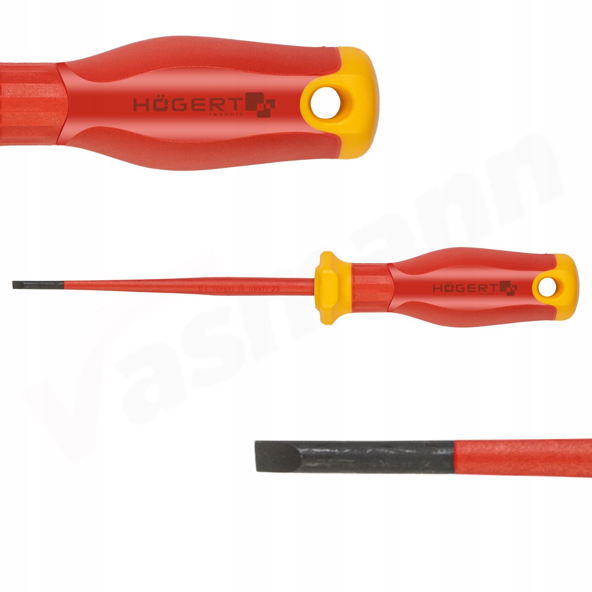 Platte Schroevendraaier 3x100mm 1000V SLIM S2 - Geïsoleerd