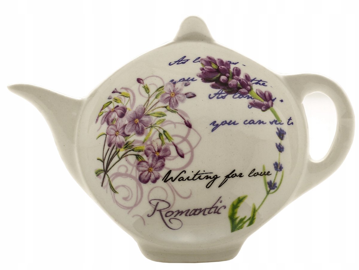 Lavendel Keramische Theelepelhouder - Stijlvolle Decoratie