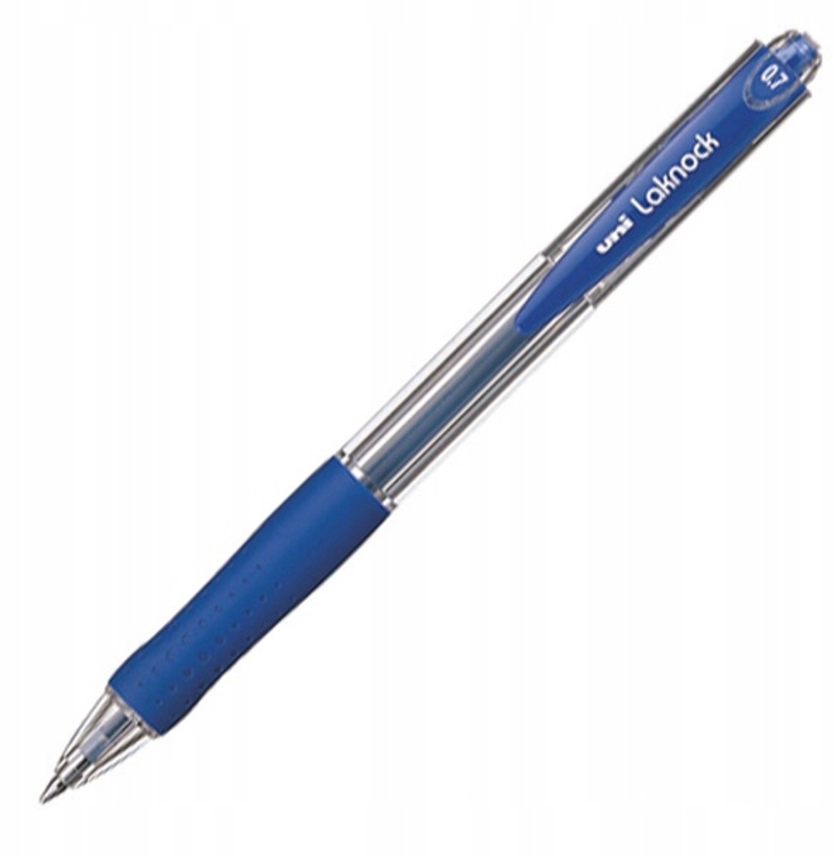 UNI Laknock SN-100 Blauwe Balpen met Intrekbare Vulling