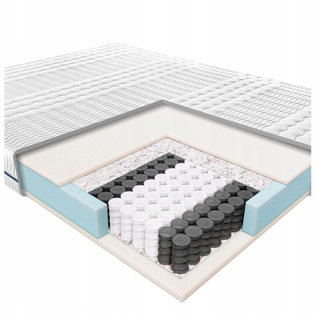 Janpol Wenus 140x200 Pocket Spring Mattress - Medium-Hard Wit