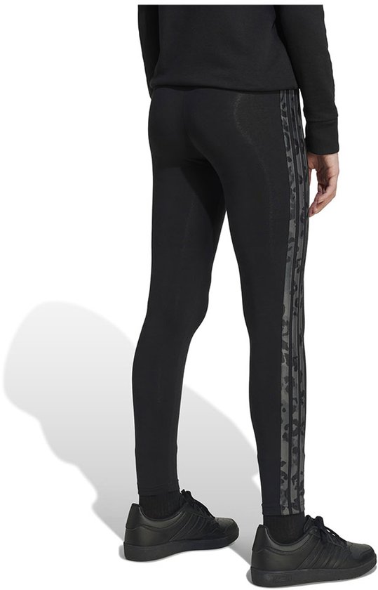 Adidas Sportswear Adidas Girls Animal 3-Stripes Legging Van Enkele Jersey Kids - Kinderen - Zwart van Adidas — afbeelding 2