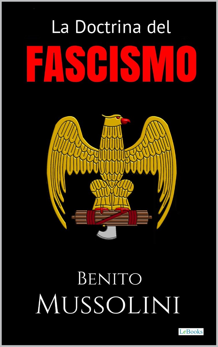 Omslag van LA DOCTRINA DEL FASCISMO