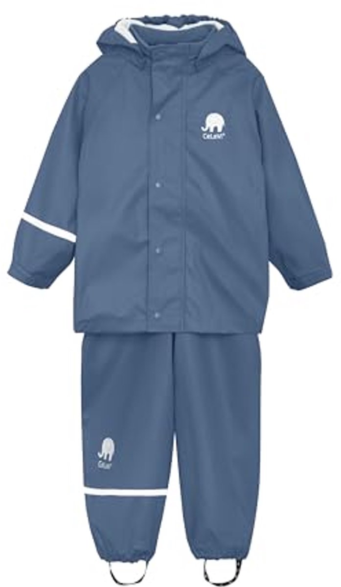 Celavi Basic rainwear set - solid PU meisjes Regenjas