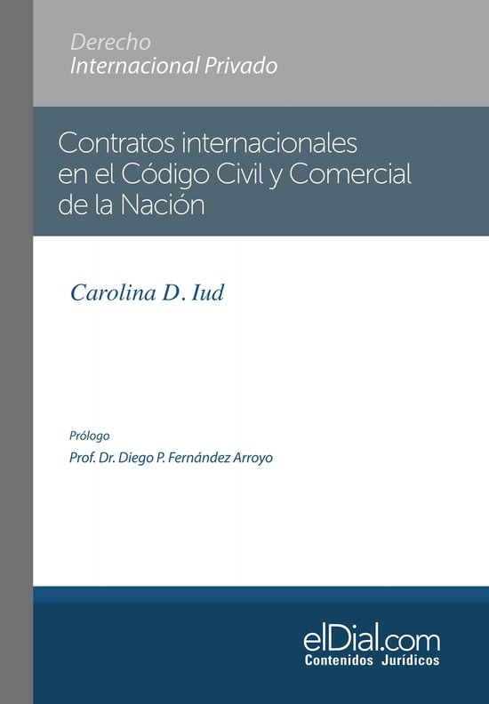 Contratos internacionales en el Código Civil y Comercial de ... - cover