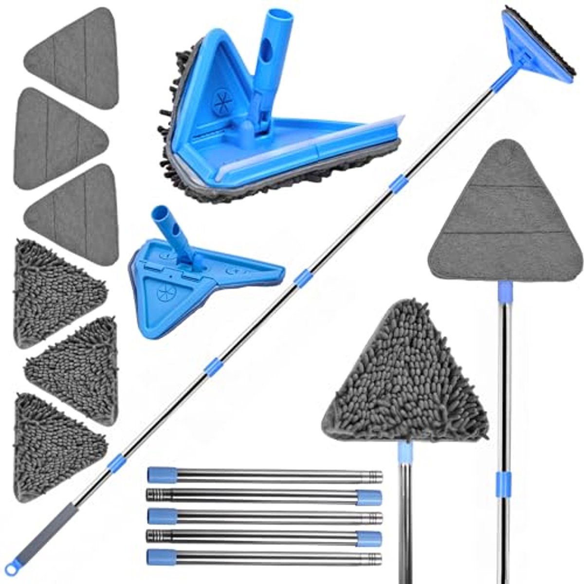 Wandreiniger Mop met Lange Steel voor Muurreiniging