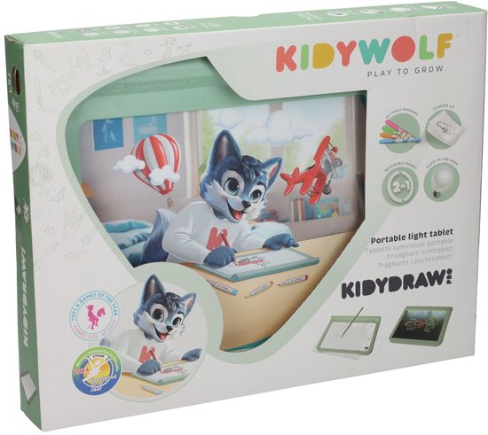 Kidywolf - Kidydraw Pro Tekenbord