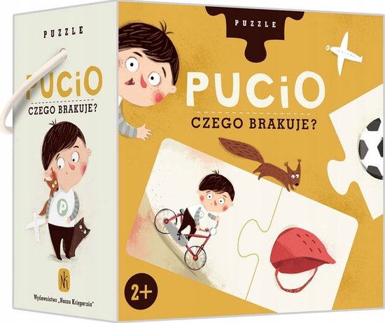 Pucio Puzzel: Wat Ontbreekt Er? Educatief 2+ Jaar
