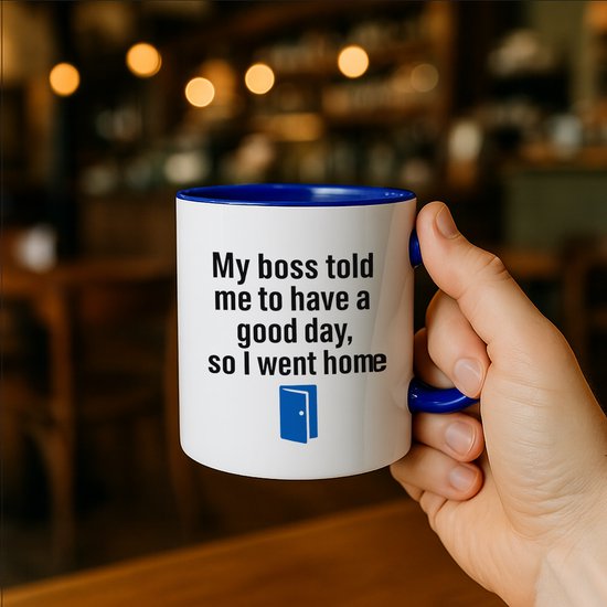 Grappige Koffiemok - Koffie Omdat Moord Illegaal Is Humoristische Keramische Beker