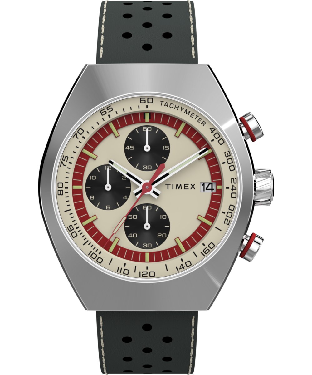 Timex Trend Legacy TW2W93400 Horloge - Leer - Bruin - Ø 42 mm