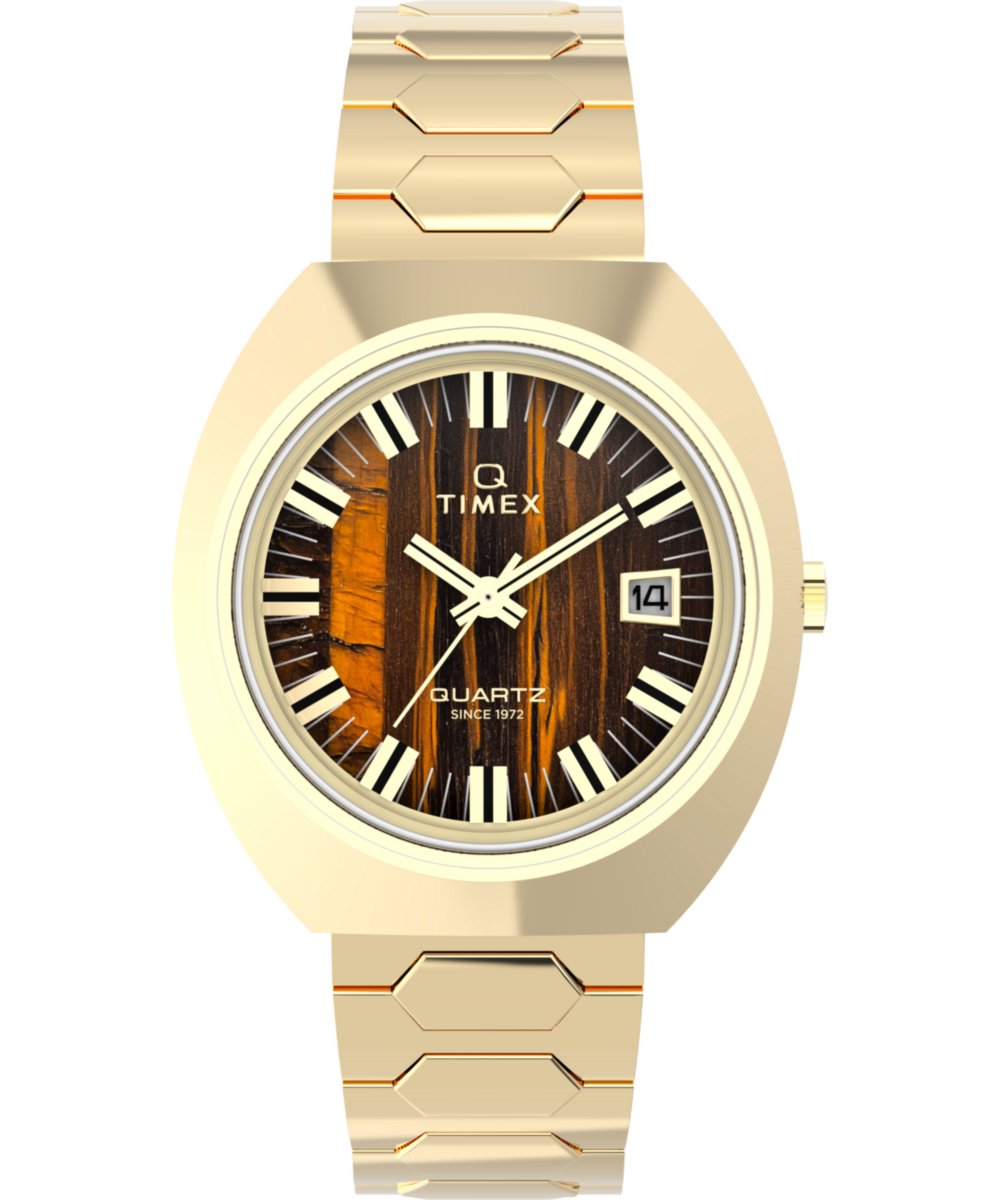 Timex Time Machine Reissue TW2Y45200 Horloge - Staal - Goudkleurig - Ø 39 mm