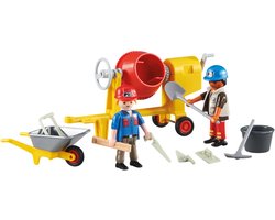 Playmobil - (6339) - 2 arbeiders met betonmolen