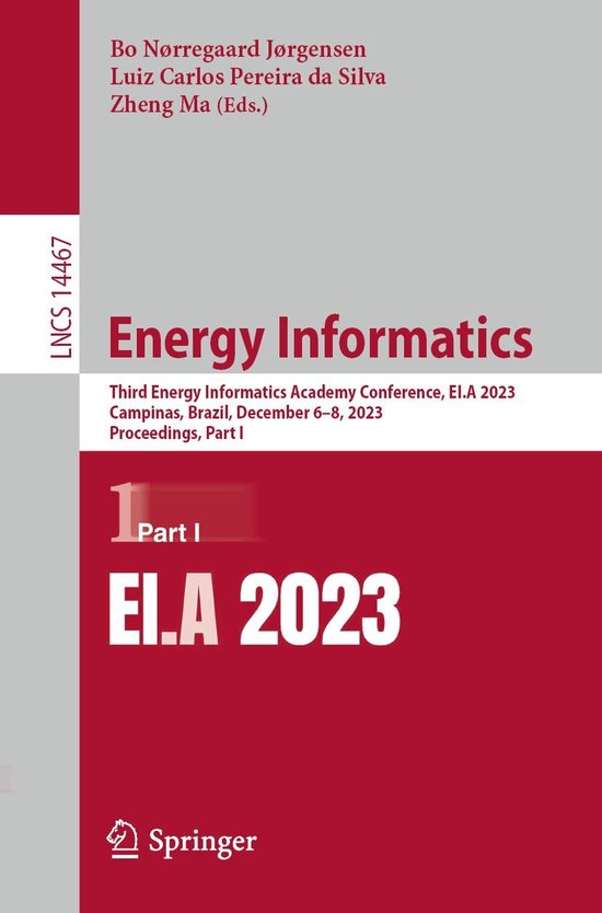 Springer Nature Proceedings Computer Science 1 - Energy Info ... - cover