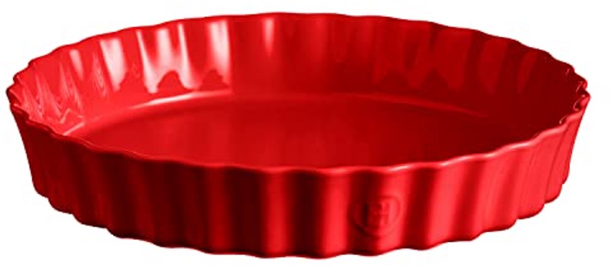 Keramische Taartvorm 32 cm met Hoge Randen voor Perfecte Taarten