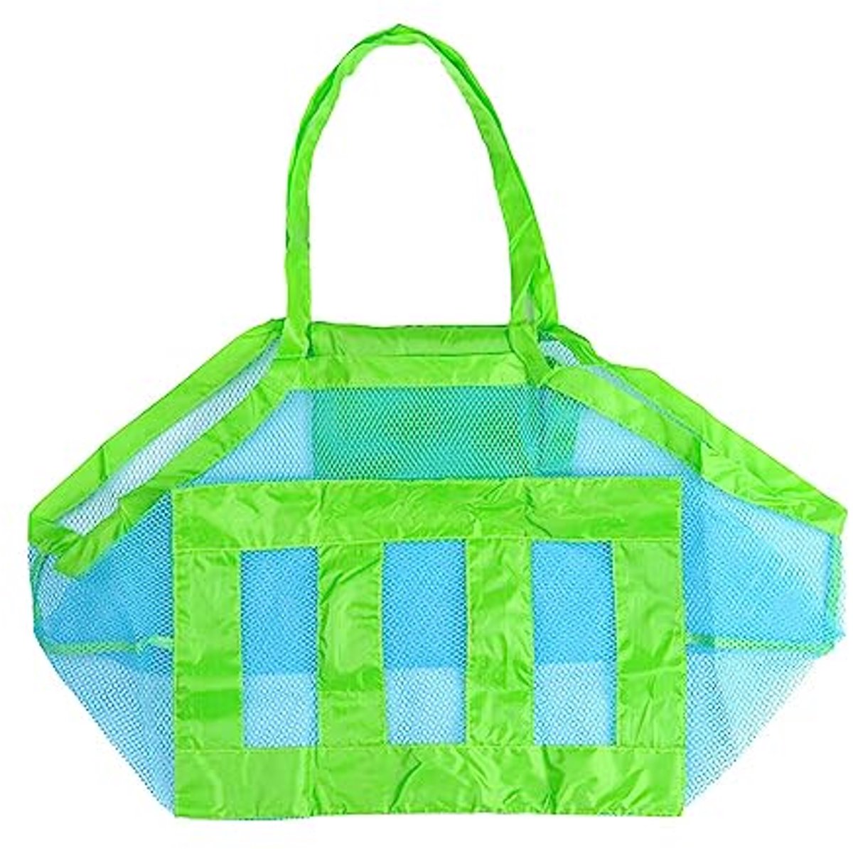Opvouwbare Strandtas voor Kinderen - Grote Nettas in Blauw