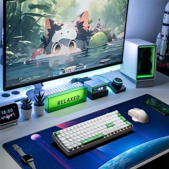 Grote gamingmuismat XXL - 90 x 40 cm - ideaal voor kantoor en gaming — afbeelding 3