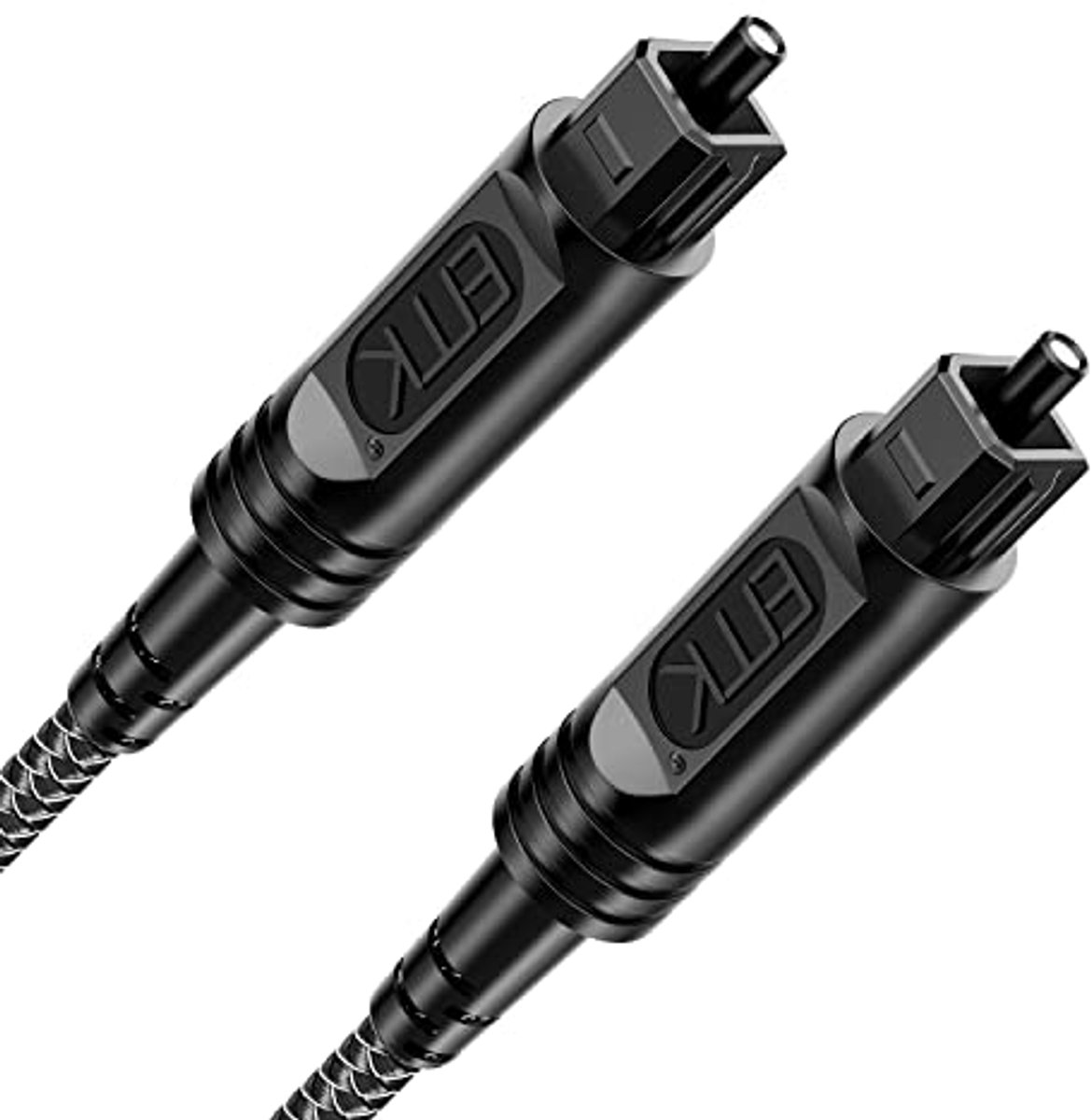 Optische Audiokabel voor Geluidssystemen - Nylon Gevlochten Toslink Kabel 4M