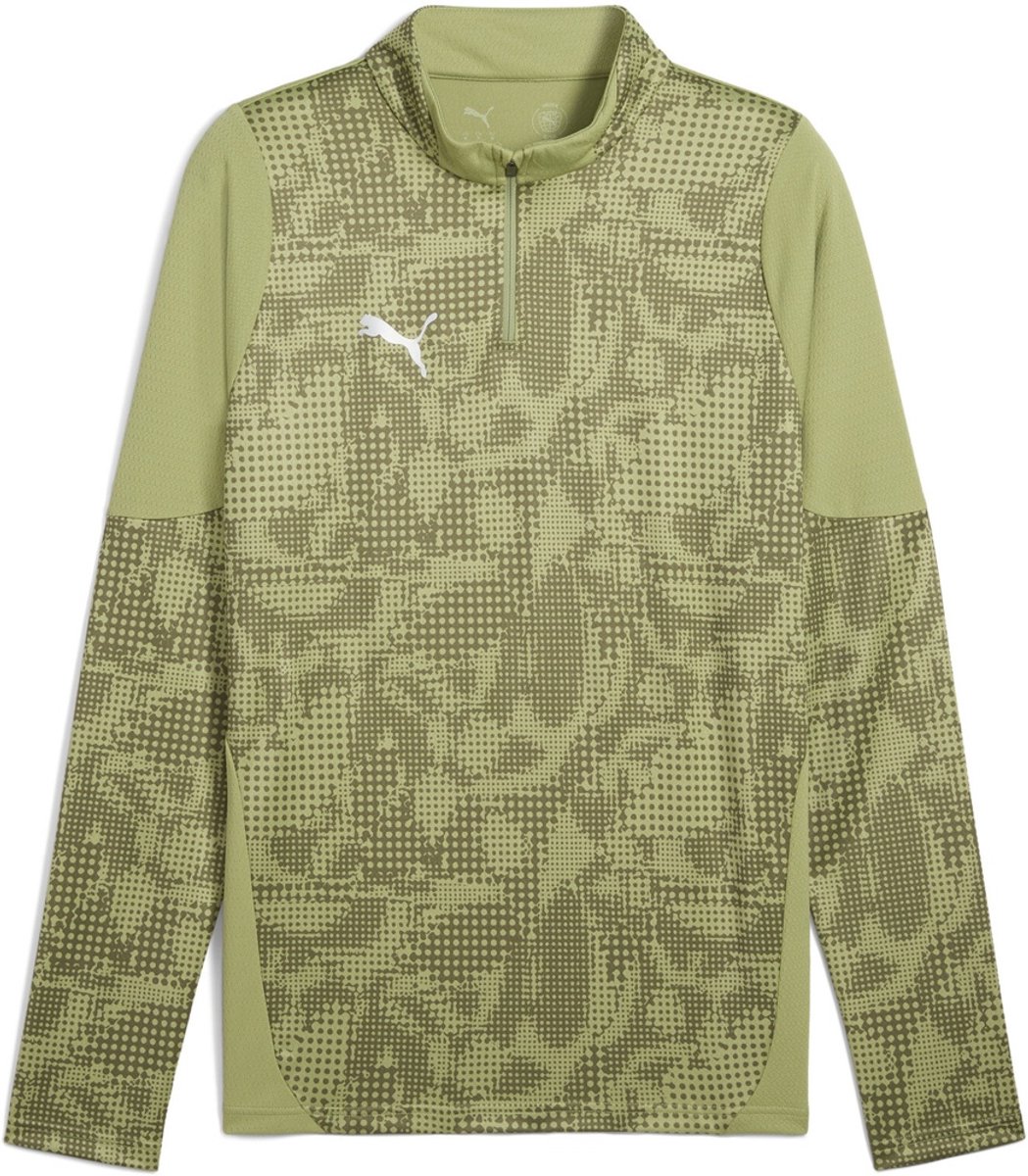 Puma Crew-sweatshirt TeamCUP Training 1/4 Zip Top 659164 Zilver