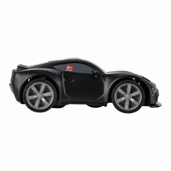 Carrera RC voertuig - Mini RC Auto - Voetbal - Bundesliga - Zwart - 2,4GHz RC Model Kant en Klaar - 1:43