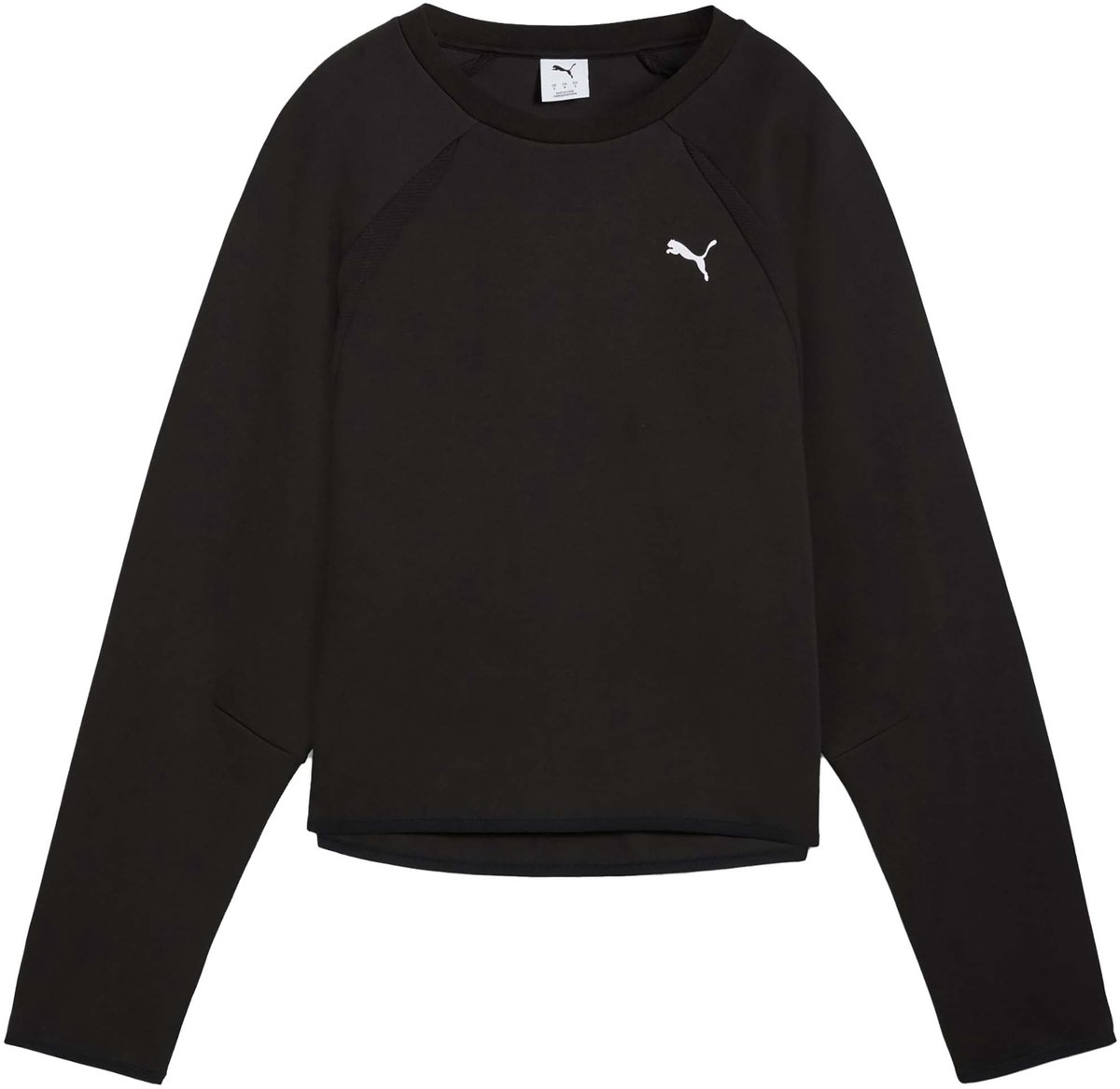 Felpa Puma Evostripe Comfort Short Crew Dk Sportswear Vrouwen Zwart