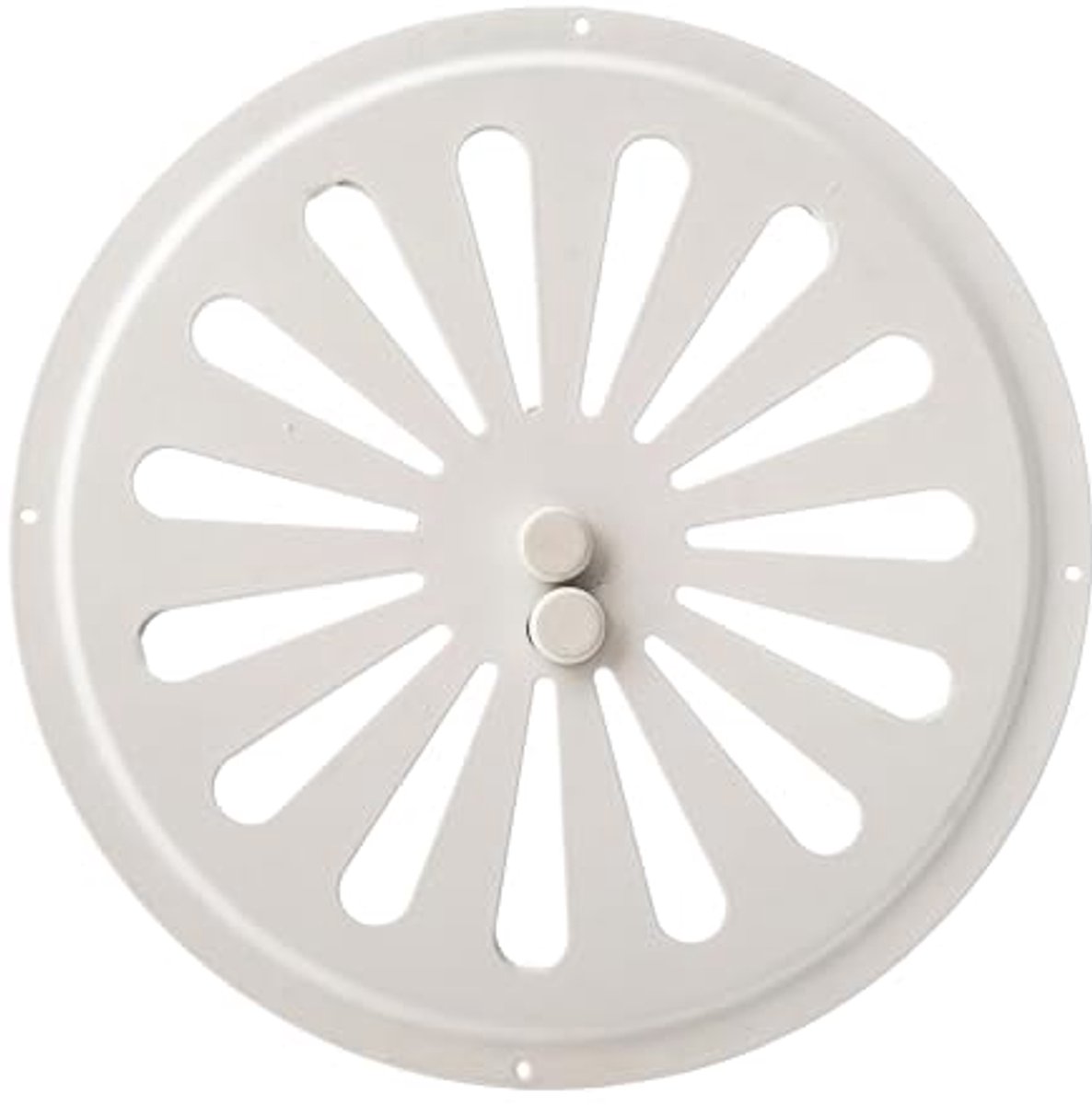 Rond Metalen Ventilatierooster - 19,5 cm - Verstelbare Luchtstroom voor Optimaal Comfort
